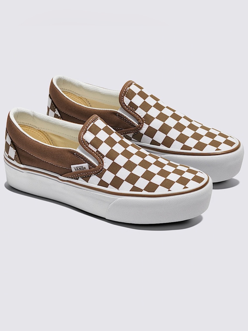 Vans Classic Slip-On Platform Checkerboard Shoe Women 9.5 US